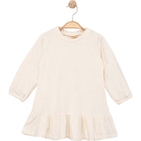 Сомотно фустанче со фарбели