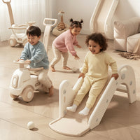 Детски сет 4 во 1 количе, туркало,лизгалка и џампер