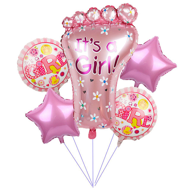 5- Делен Комплет Балони за Добредојде на Бебе