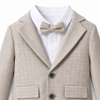 4-Делен Комплет Боди-Кошула, Сако, Панталони и Машна Gentleman