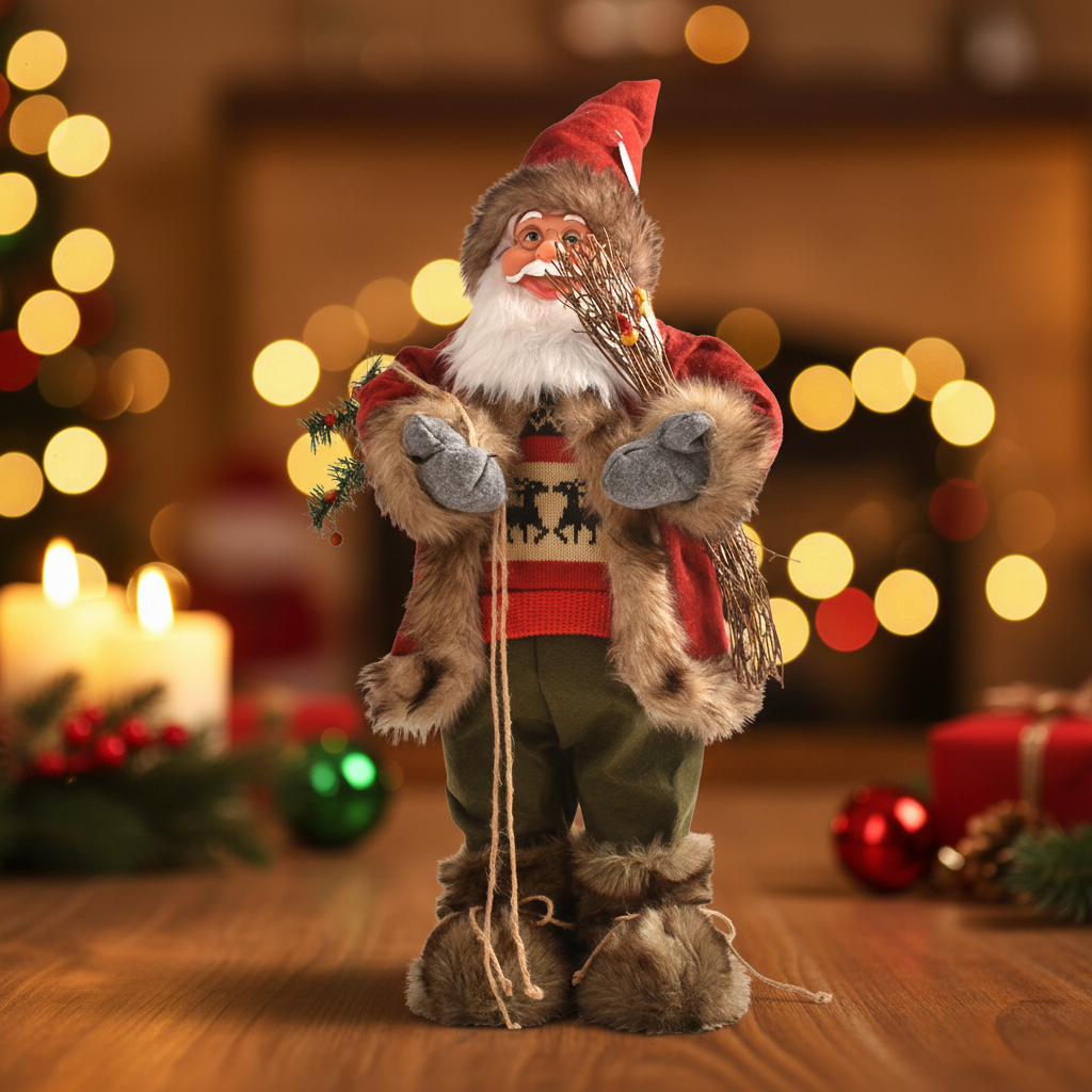 Новогодишен украс Дедо Мраз 45цм