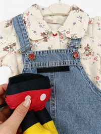 Комплет фустанче,кошула и капа Minnie