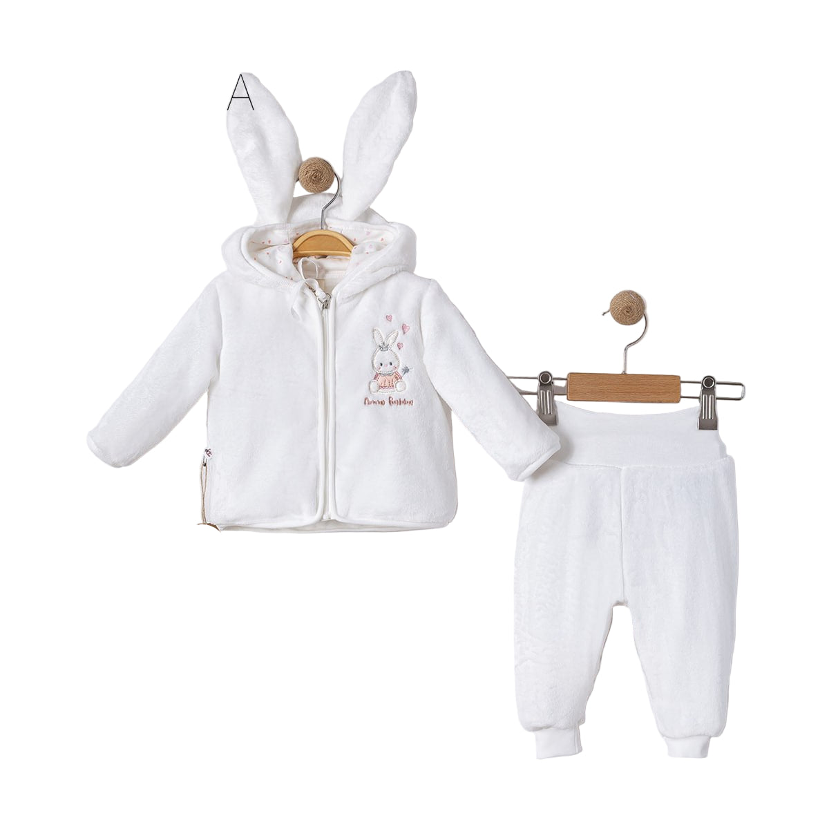 2 Делен плишан комплет Зајаче