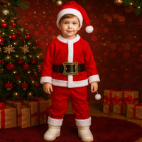 Новогодишен комплет со капа Дедо Мраз