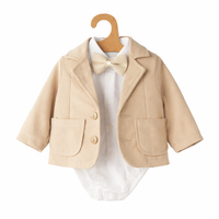 Комплет сако и боди-кошула со лептир машна