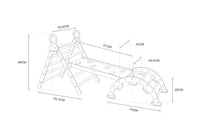 PIKLER сет за качување – триаголник, лак и лизгалка