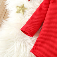 Новогодишен комплет боди, сукња и трака за коса