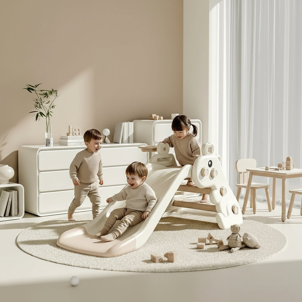 Детска лизгалка со кош Дино