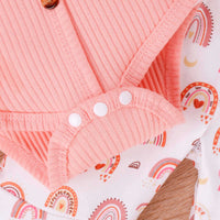 3 Делен Комплет Маица/Боди-Траперка-Трака за Коса