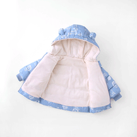 Детска јакна со животни и уши