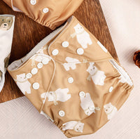 Гаќички за широк повој со арпсорбирачка крпа различни дезени