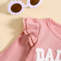Детски комплет „Daddy's Girl“ боди и панталончиња