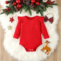 Новогодишен комплет боди, сукња и трака за коса