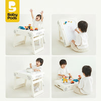 Мултифункционална маса за коцки и цртање со столче