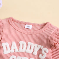 Детски комплет „Daddy's Girl“ боди и панталончиња