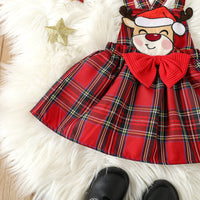 Новогодишен комплет боди, сукња и трака за коса