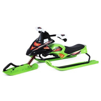 Детска санка со управувач и спортски дизајн