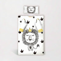 3 во 1 јорган/вреќа за спиење со ракави + перниче Лав 70х100цм