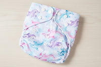 Гаќички за широк повој со арпсорбирачка крпа различни дезени