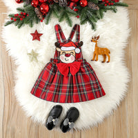 Новогодишен комплет боди, сукња и трака за коса