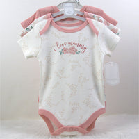 Комплет од 3 Бодиња на Кратки Ракави