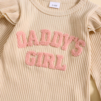 Детски комплет „Daddy's Girl“ боди и панталончиња