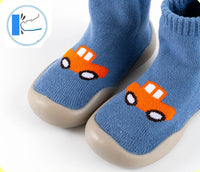 Чорап топлинка со гумирана подлога