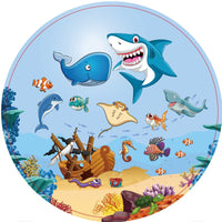 Кружна водена подлога за играње