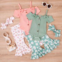 3 Делен Комплет Маица/Боди-Траперка-Трака за Коса