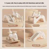 Детски сет 4 во 1 количе, туркало,лизгалка и џампер