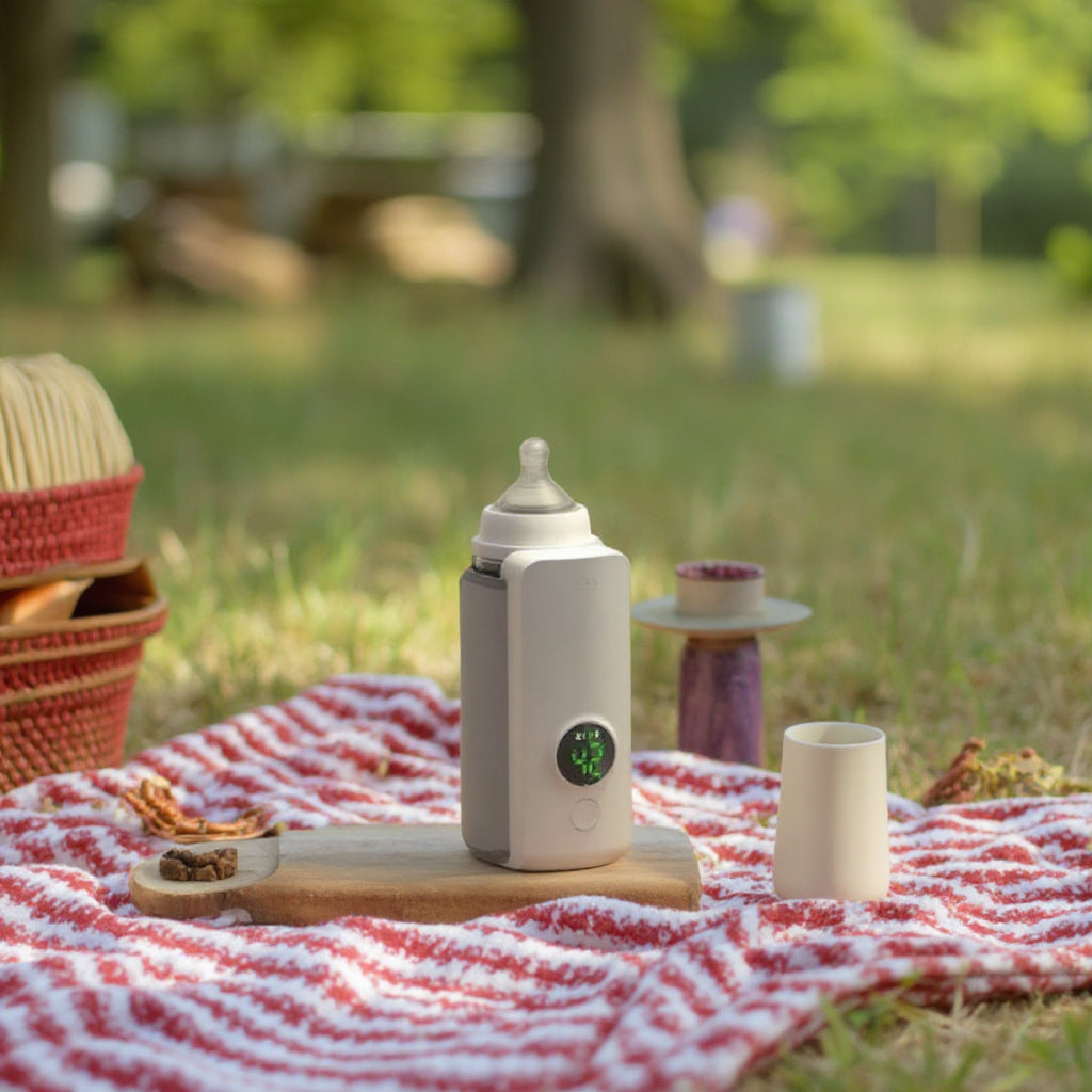 Пренослив грејач за шишиња со контрола на температура