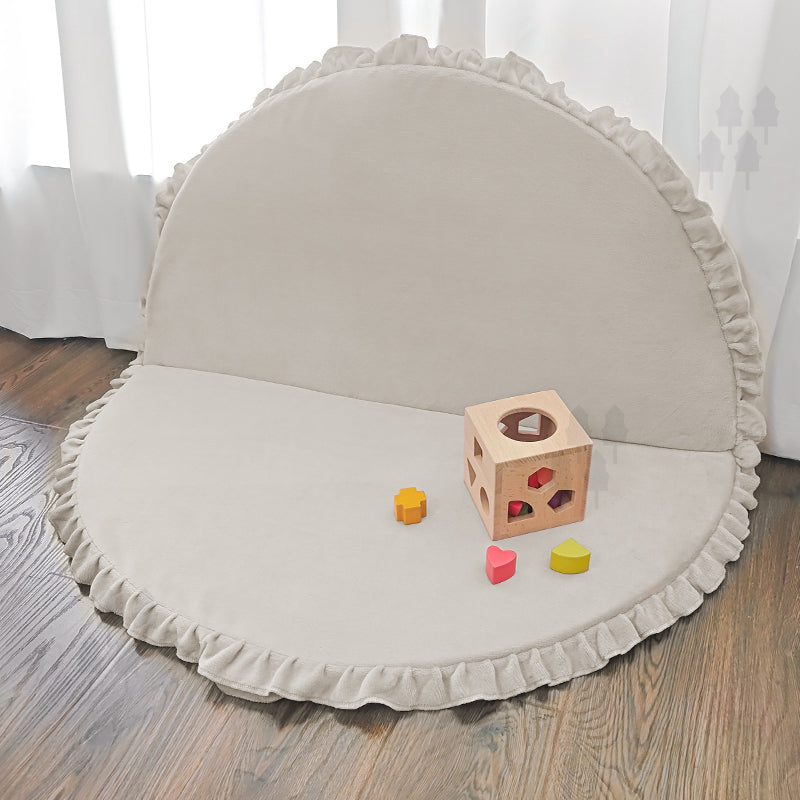 Кружен тепих со набори – мек и преклоплив