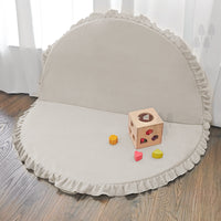 Кружен тепих со набори – мек и преклоплив