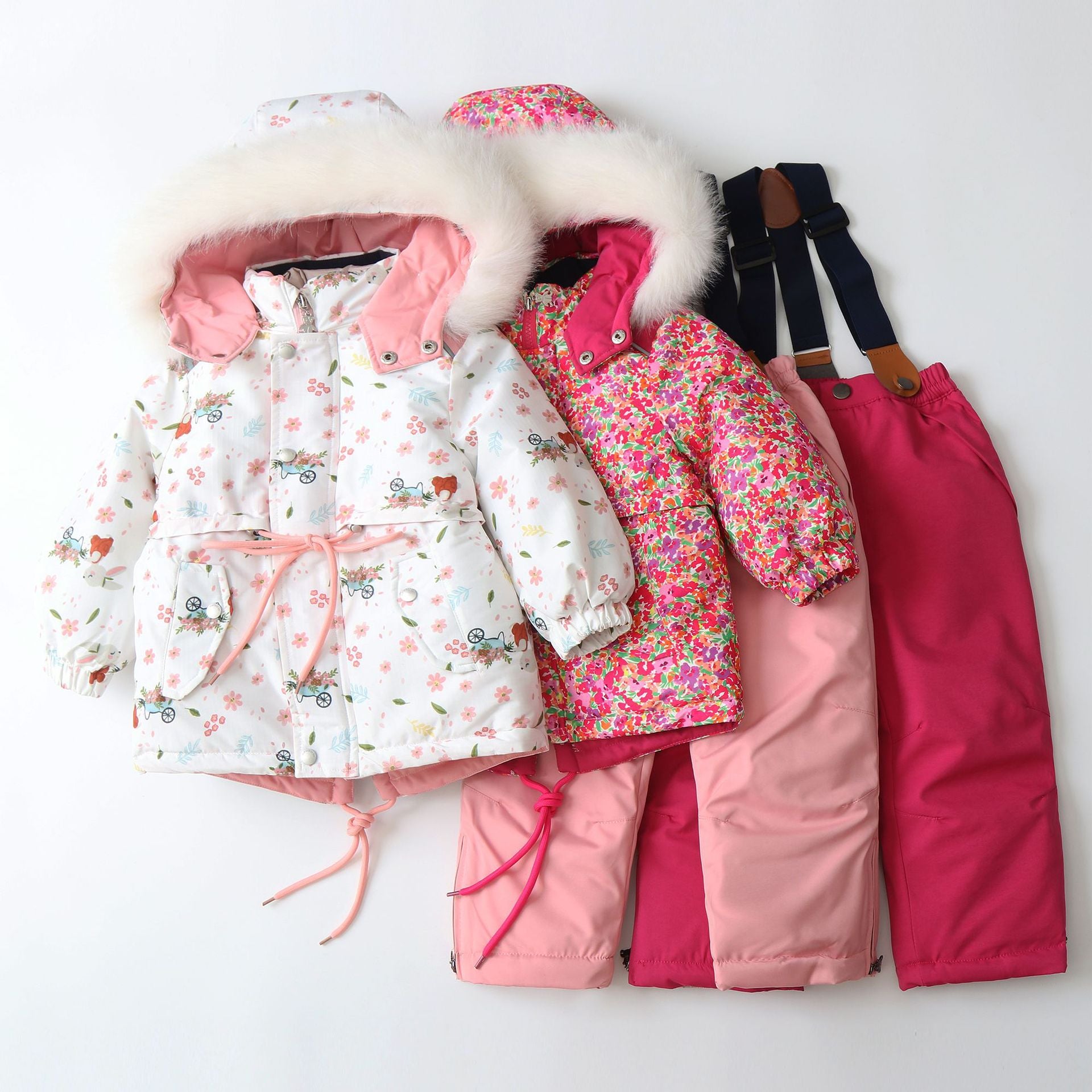 Детски зимски комплет со јакна и панталони