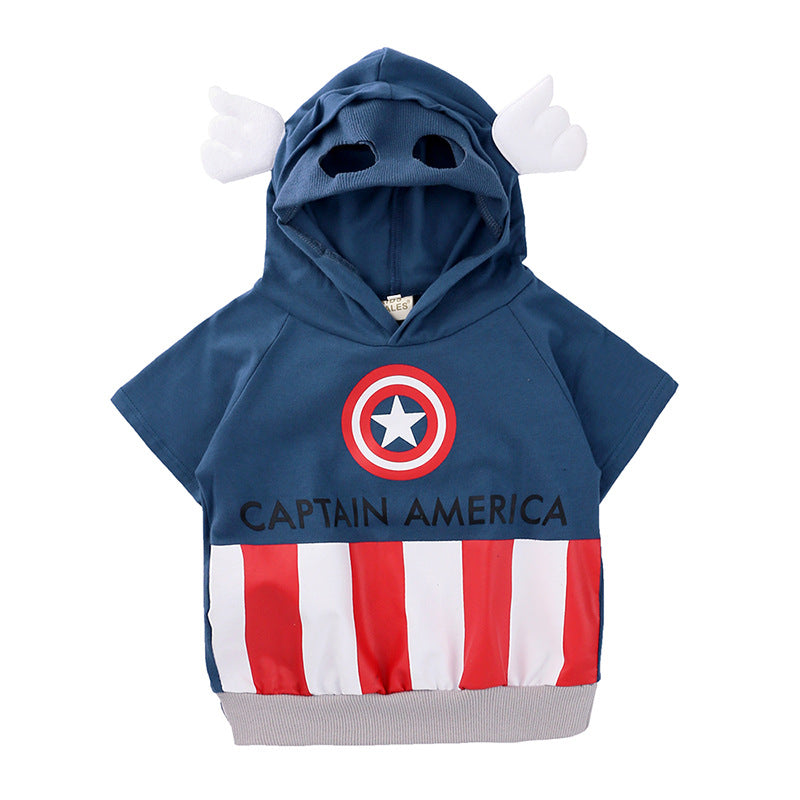 Маица со кратки ракави Captain America