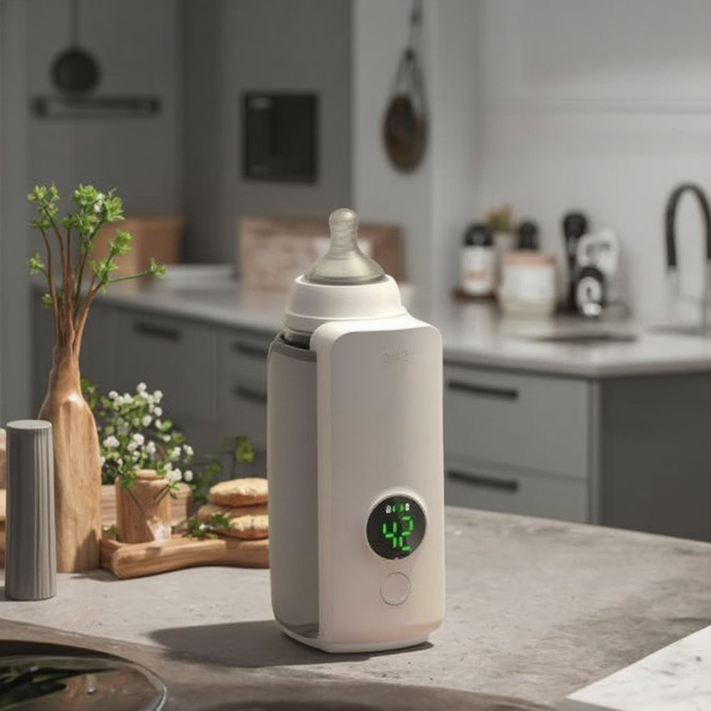 Пренослив грејач за шишиња со контрола на температура