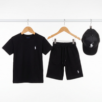 Комплет маичка, кратки панталончиња и капче – Simple Black
