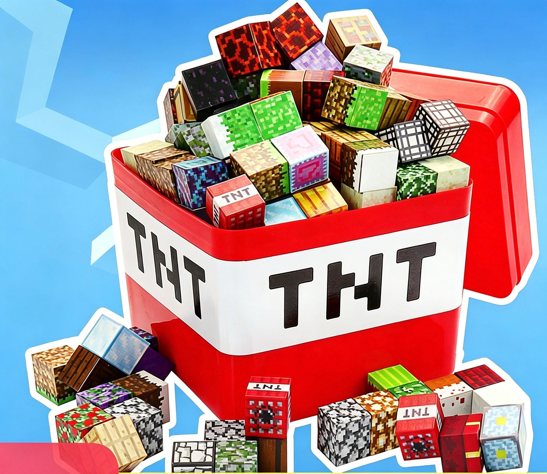 Магнетни Коцки Minecraft 190 Парчиња