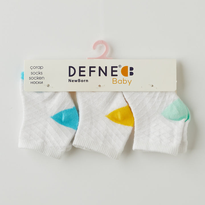 Сет од 3 Бебешки Чорапчиња Дезенирани