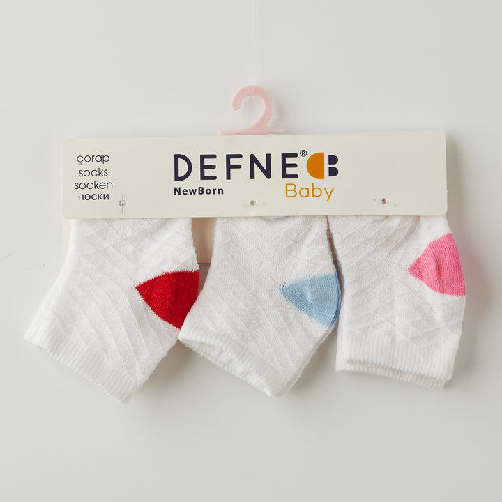 Сет од 3 Бебешки Чорапчиња Дезенирани