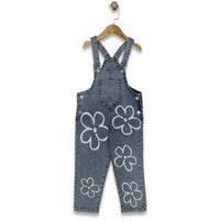 Фармерски комбинезон со цветови
