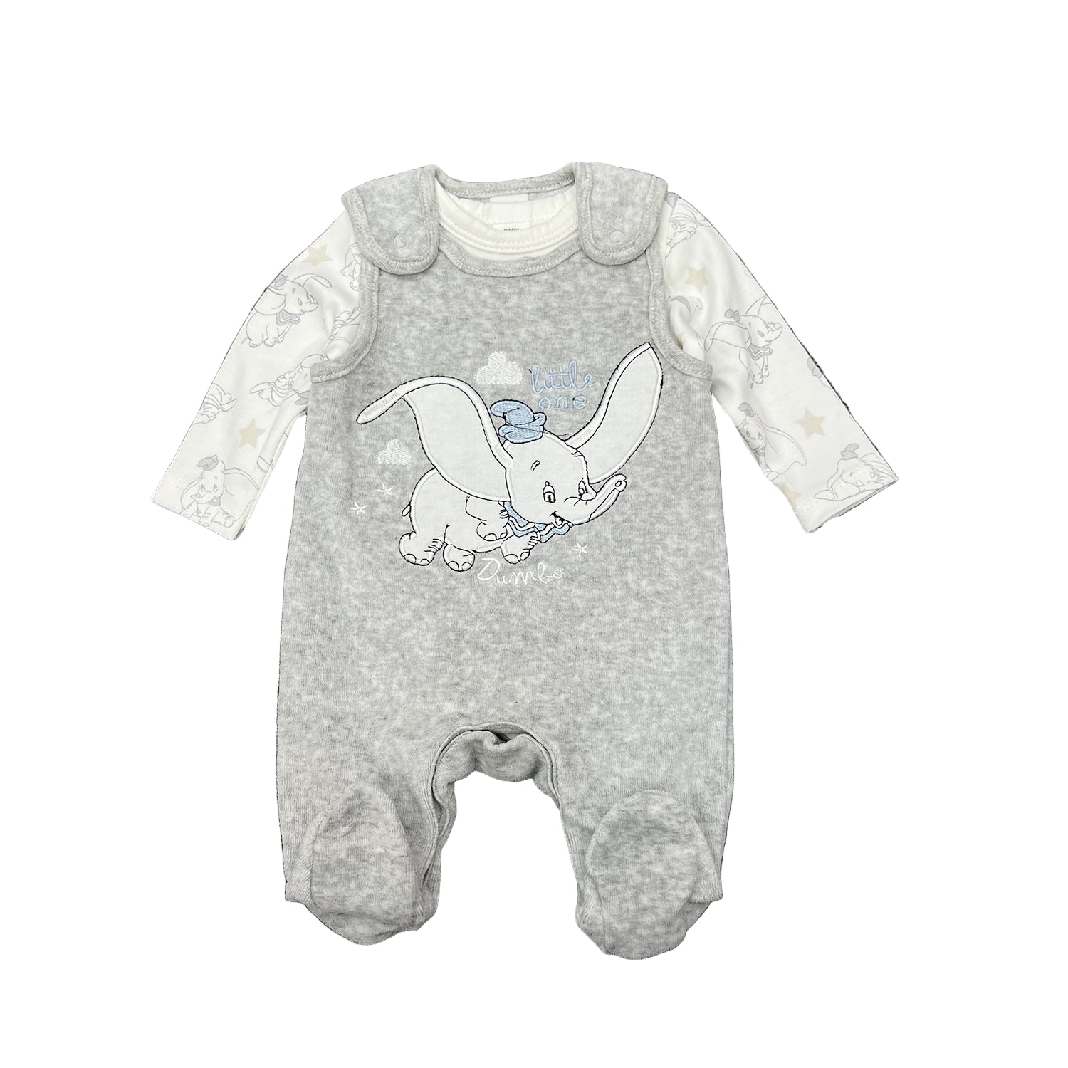 2 делен сет шпикозни и боди Слонче