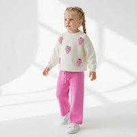 2 Делен плетен комплет со јагоди