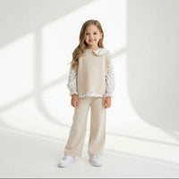 3 Делен комплет за девојчиња Flowers