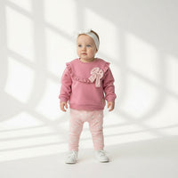 2 Делен комплет блуза и хеланки со панделка