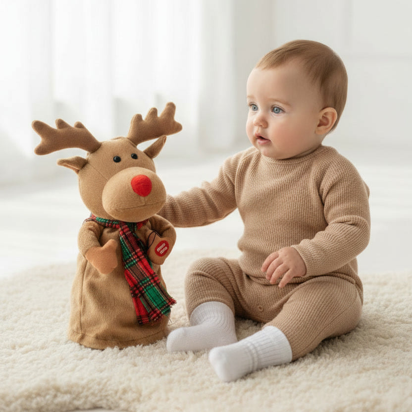 Новогодишен Ирвас кој пее и танцува