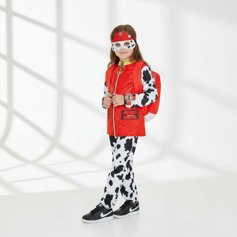 Детски костим Marshall – Paw Patrol сет со маска, ранец и часовник