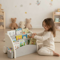 Мини полица за книги со табла за цртање