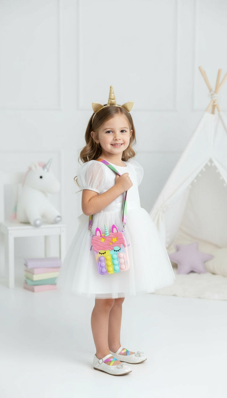 Детска Силиконска Торбичка - Јуникорн