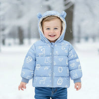 Детска јакна со животни и уши